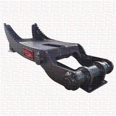 Hydrauliska tumgreppsfästen för grävmaskin